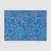 Vierde juli Fireworks Tissuepapier (Voorkant)