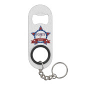 Vierde Juli Glitter Mini Flessenopener (Achterkant)