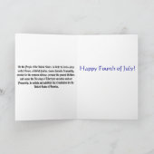 Vierde juli kaart (Binnen)