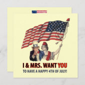 Vierde juli kaart (Voorkant / Achterkant)