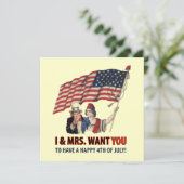 Vierde juli kaart (Staand voorkant)