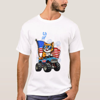 Vierde Juli Katrijdende Monster T-shirt