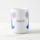 Vierde juli met Fireworks Mode Illustration Koffiemok (Center)