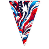 Vierde juli | Onafhankelijkheidsdag Patriottisch Vlaggetjes (Derde vlag)