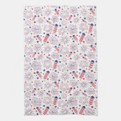 Vierde juli Onafhankelijkheidsdag Theedoek (Verticaal)