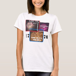 Vierde juli Onafhankelijkheidsdag Vuurwerk T-shirt