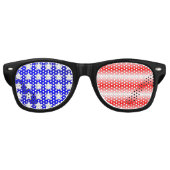 Vierde juli Party Zonnebril (Voorkant)