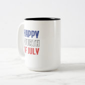 Vierde Juli Patriottische Mok (Voorkant links)