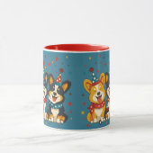 Vierde juli Pembroke Welsh Corgi Dogs Mok (Midden)