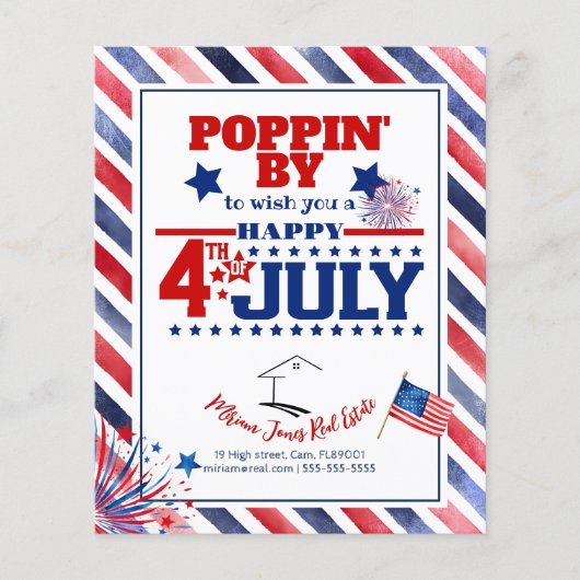 Vierde juli Pop door Labels Vastgoed poppin by Flyer (Voorkant)