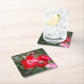 Vierde juli Shrub Vierkante Kartonnen Onderzetter (Insitu)