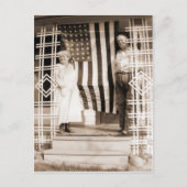 Vierde juli  stijl briefkaart (Voorkant)