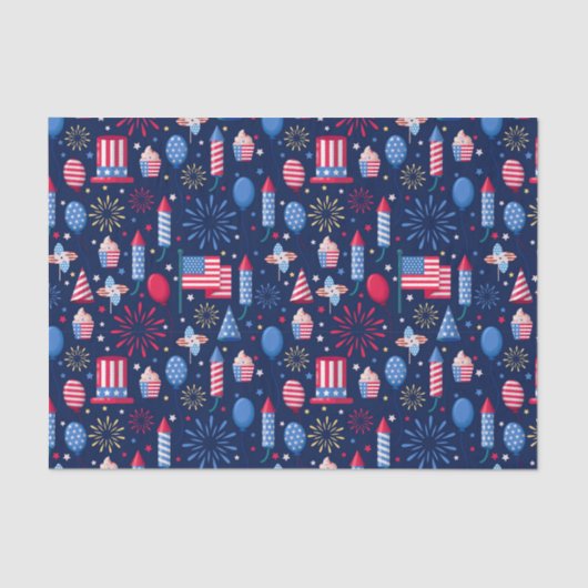 Vierde juli tissuepapier (Voorkant)