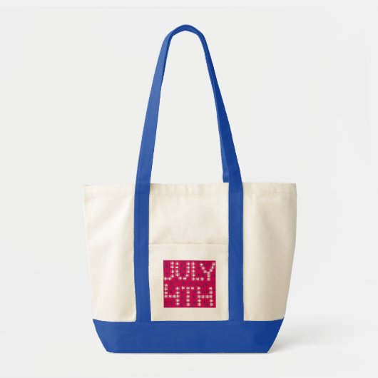 Vierde juli tote bag (Voorkant)