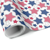 Vierde juli — Verpakkingspapier Cadeaupapier (Rol Hoek)