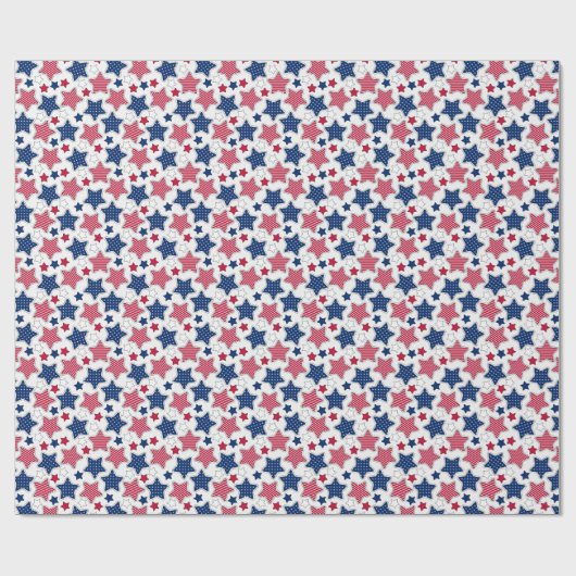 Vierde juli — Verpakkingspapier Cadeaupapier (Vlak)