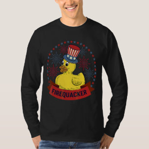  vierde juli vs patriottische firecracker r t-shirt