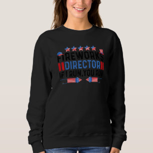 Vierde juli vuurwerkdirecteur van 4 juli trui