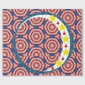 Vierde juli — Wrapping Paper Cadeaupapier (Vlak)