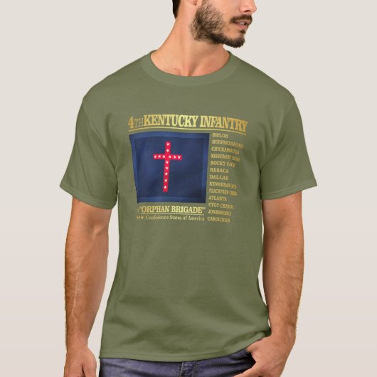 Vierde Kentucky Infantry (BA2) T-shirt (Voorkant)