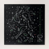 Vierde kerstdag Puzzle 20x20 Legpuzzel (Horizontaal)