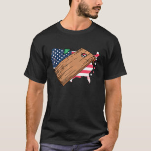 Vierde klaagplaat van juli Amerikaanse vlag B T-shirt