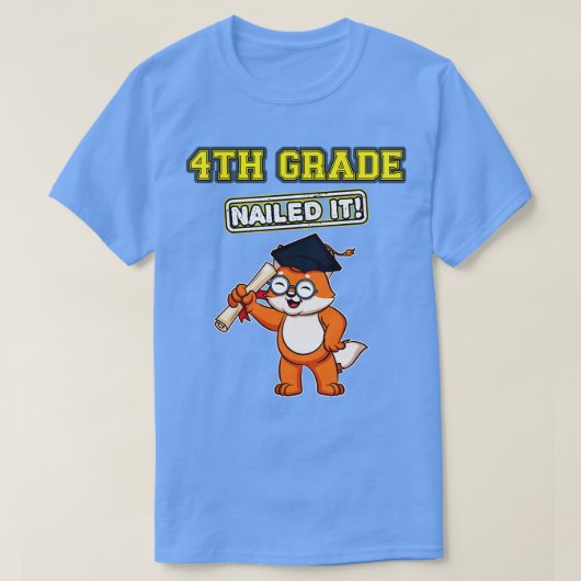 Vierde klas Nailing it Primary Elementary School 5 T-shirt (Design voorkant)
