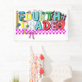 Vierde klas typografie spandoek (Insitu)