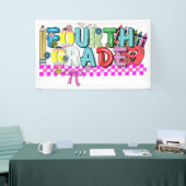 Vierde klas typografie spandoek (Beurs)