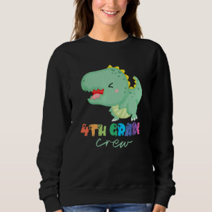 Vierde klas van het personeel van de klas de dinos trui
