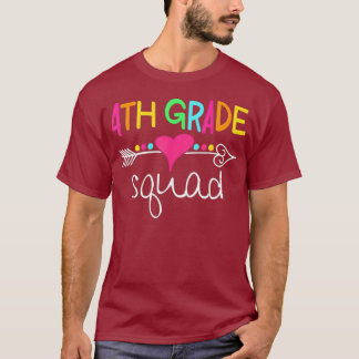 Vierde klas vierde lerarenteam terug t-shirt