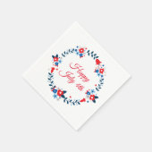 Vierde papieren servetten juli (Hoek)