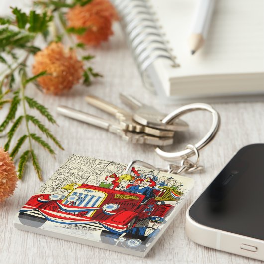 Vierde parade juli sleutelhanger (Voorkant Rechts)