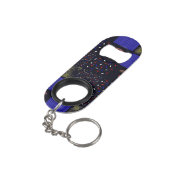 Vierde Patchwork Patroon juli - 4 juli Mini Flessenopener (Achterkant Gekanteld)