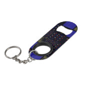 Vierde Patchwork Patroon juli - 4 juli Mini Flessenopener (Voorkant Gekanteld)