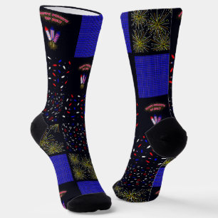 Vierde Patchwork Patroon juli - 4 juli Sokken