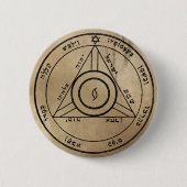 Vierde Pentacle van de Button van Saturnus (Voorkant)