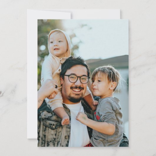 Vierde Pool Party Red, Blue and White Invi Kaart (Achterkant)