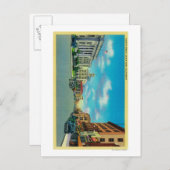 Vierde straat in Santa Rosa, CAS-anta Rosa, CA Briefkaart (Voorkant / Achterkant)