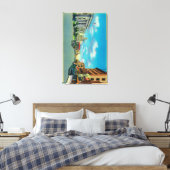 Vierde straat in Santa Rosa, CAS-anta Rosa, CA Canvas Afdruk (Insitu (Slaapkamer))