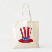 Vierde Tas juli VS-patriottisch oom Sam Top Hat (Voorkant)