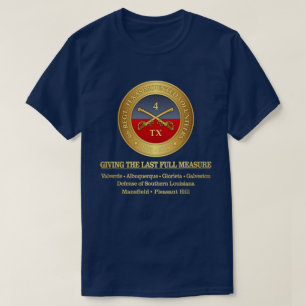 Vierde Texas Cavalry (gevechtsuiteer) T-shirt