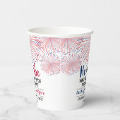 Vierde trieste trimester van juli papieren bekers (Rechts)