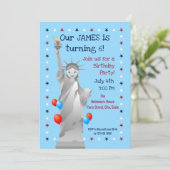 Vierde uitnodiging van de Jongen Partij van juli (Staand voorkant)