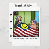 Vierde uitnodiging van de partij van de Humor van (Voorkant / Achterkant)