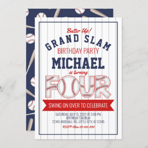 Vierde uitnodiging voor de wedstrijd van Baseball