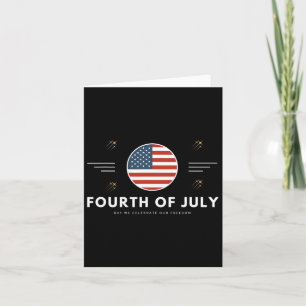 Vierde van 4 juli Amerikaanse vlag USA Kaart