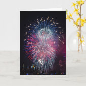 vierde van het Vuurwerk van Juli Kaart (Gele Bloem)