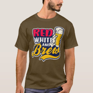 Vierde van juli 2021 Roodwitbier T-shirt
