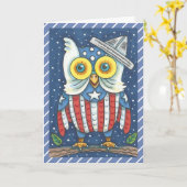 vierde VAN Vers van het WENSKAART van de UIL van Kaart (Gele Bloem)